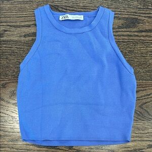 Zara Vibrant Blue Tank Top